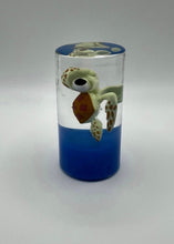 Load image into Gallery viewer, Turtle Shift Knob with a Blue Base Custom Shift
