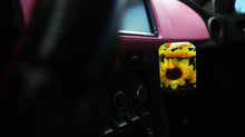 Load image into Gallery viewer, Sunflowers and an Obisdian Black Base Custom Shift