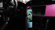 Load image into Gallery viewer, Blue and White Cherry Blossoms and a Light Blue Base Custom Shift