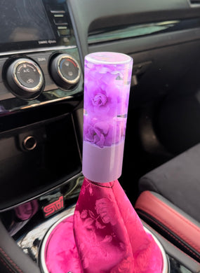 Purple Flower Shift Knob Custom Shift