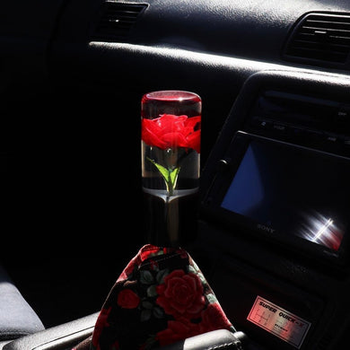 Red Rose with an Obsidian Black Base Custom Shift