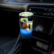 Load image into Gallery viewer, Turtle Shift Knob with a Blue Base Custom Shift

