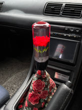 Load image into Gallery viewer, Red Rose with an Obsidian Black Base Custom Shift
