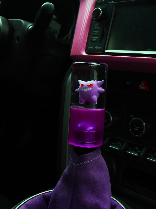 Gengar Pokémon with a glowing purple base Custom Shift