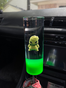 Oogie boogie figure with a glowing green base Custom Shift