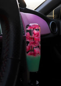 Pink Cherry Blossoms and a Mint Base Custom Shift