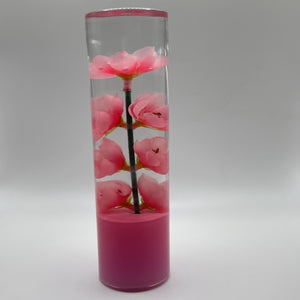 Pink Cherry Blossoms with a Pink Base Shift Knob Custom Shift