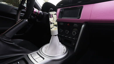 White Suede Shift Boot Custom Shift