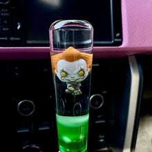 Load image into Gallery viewer, Pennywise Clown shift knob with green base Custom Shift
